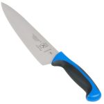 Cuchillo de chef de 10″ con mango azul