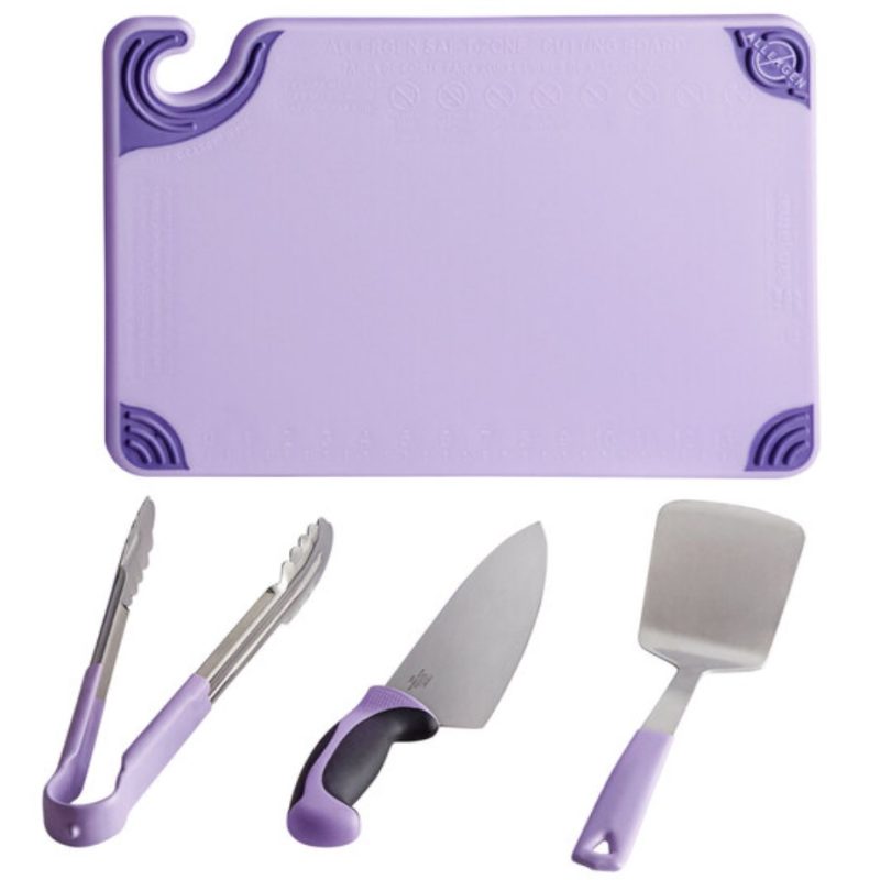 Juego Saf-T-Zone, color morado, con sistema antialérgico