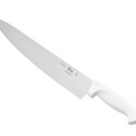 Cuchillo de chef de 12" con mango blanco