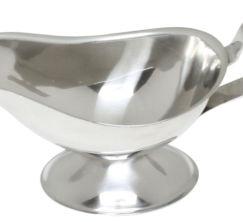 Salsera de 3 oz, acero inoxidable