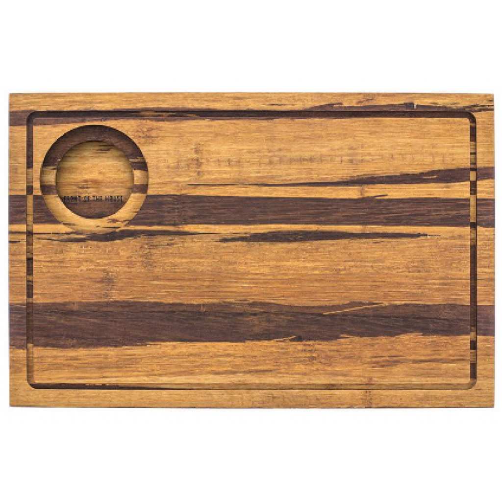 Tablero de bambú reversible de 14" x 9"