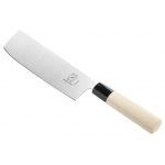 Cuchillo Nakiri de 7" con mango de madera
